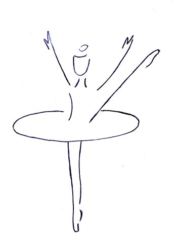 Рисунок Балерина